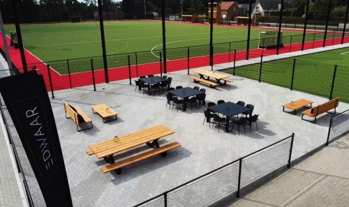 Meubilair terras Hockey Club Beveren